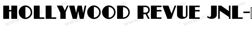 hollywood revue jnl字体转换